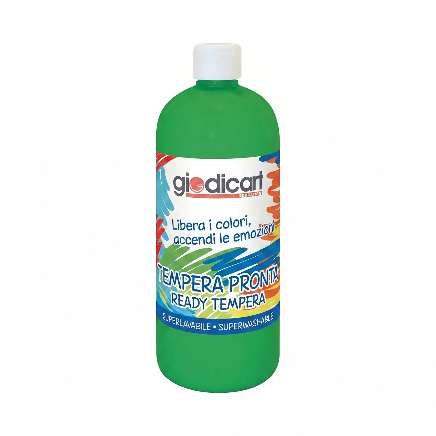 Tempera Pronta Giodicolor 1000 ml Verde Brillante - Tempere