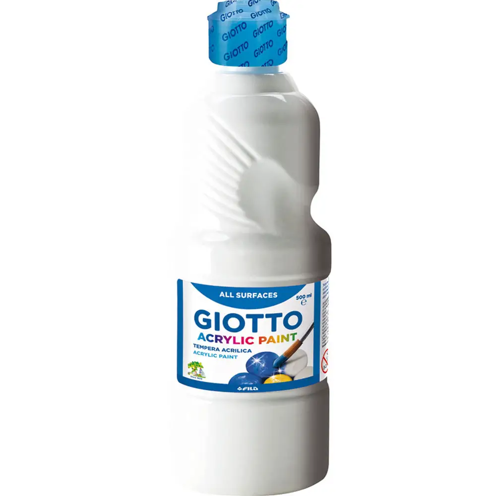Tempera Acrilica Giotto 500 ml – Bianco - Tempere