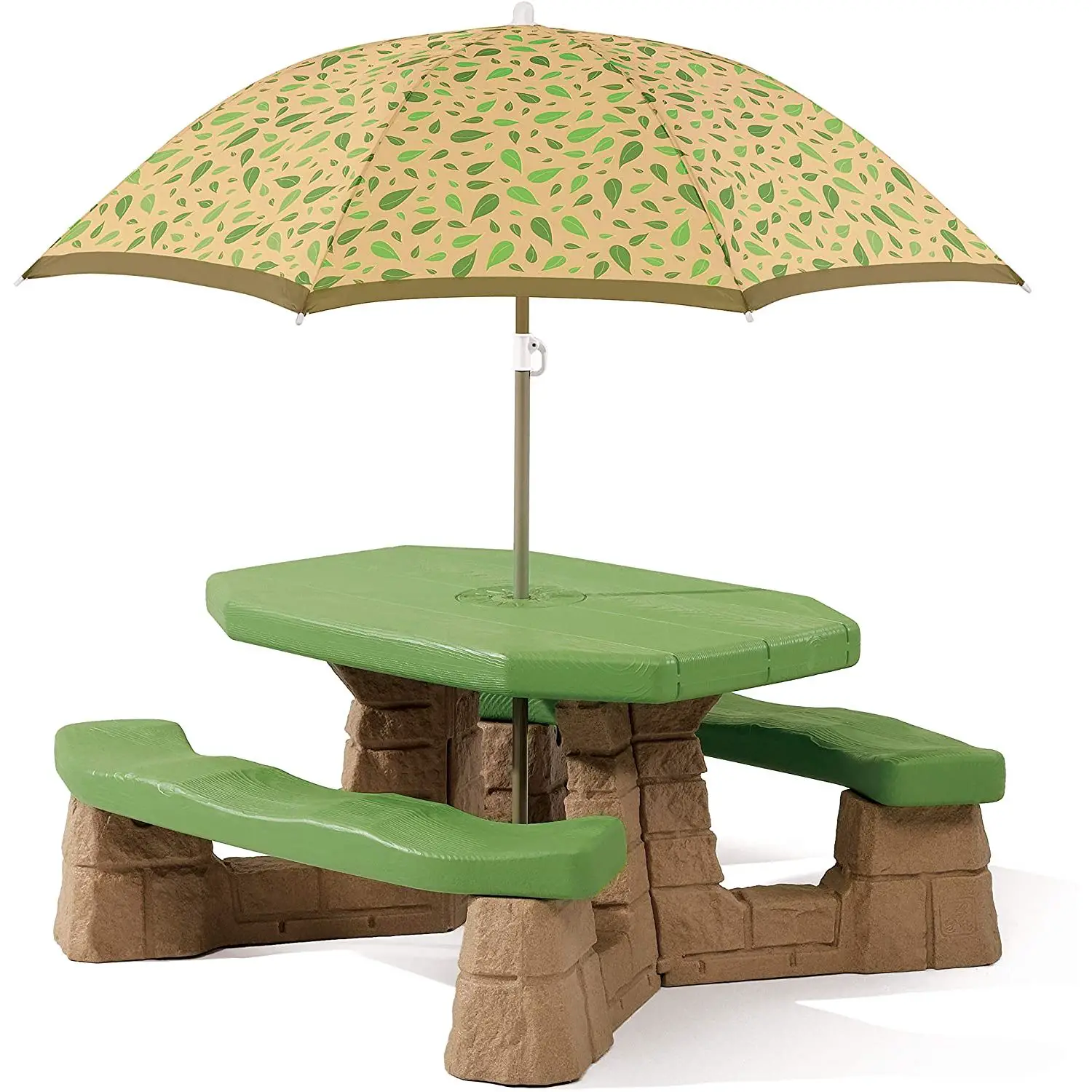 Tavolo Pic-Nic per 6 Bambini con Ombrellone - Step 2 Naturally Playful - Casette