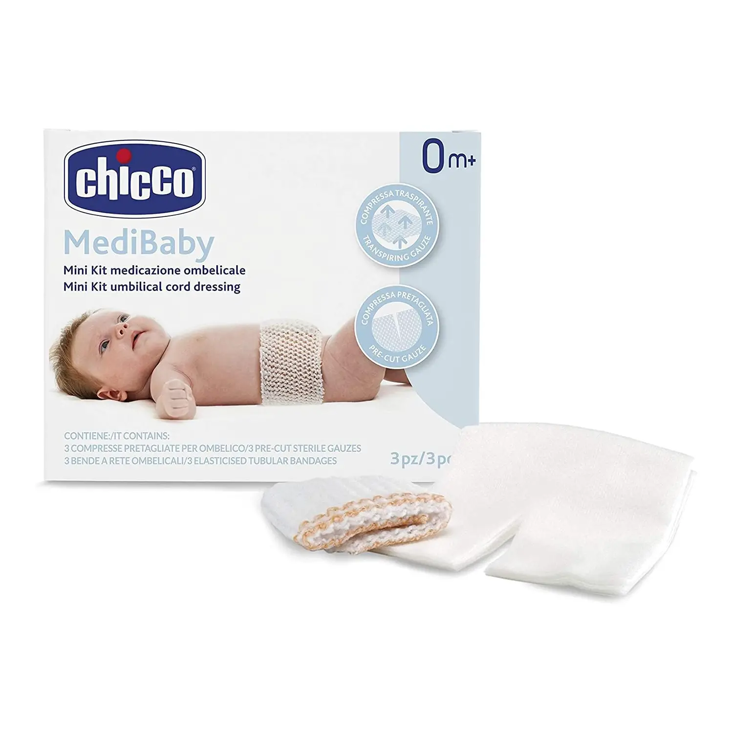 Mini Kit Per Medicazione Ombelicale Medibaby - igiene