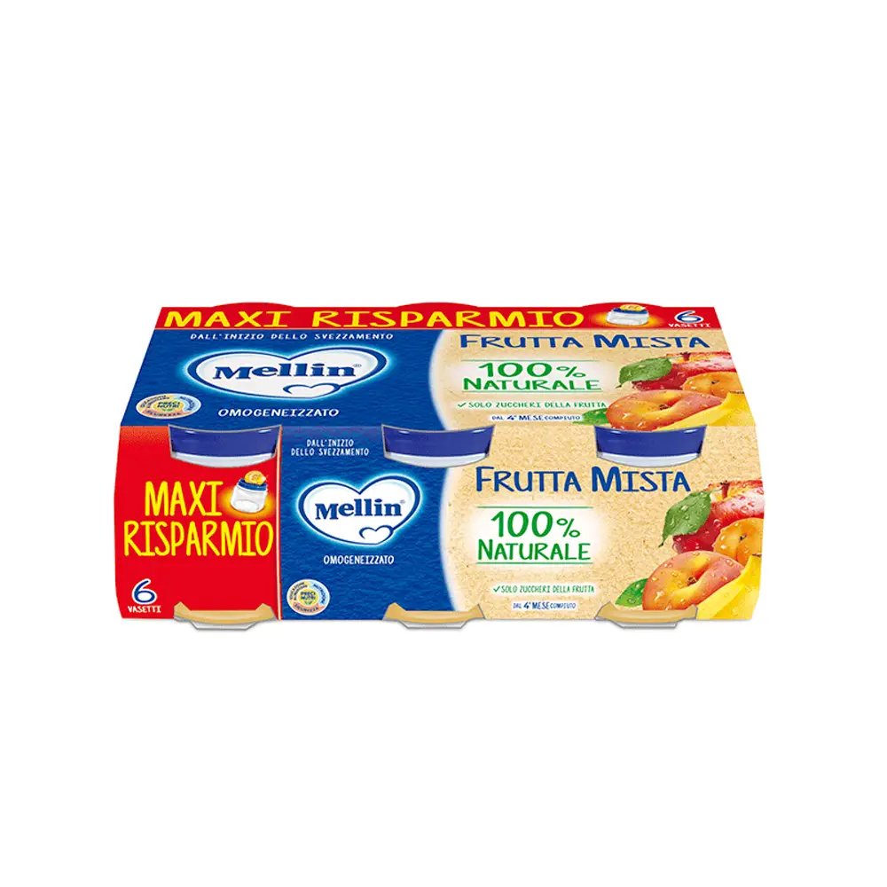 Omogeneizzato gr.100x6 Frutta Mista - omogeneizzati