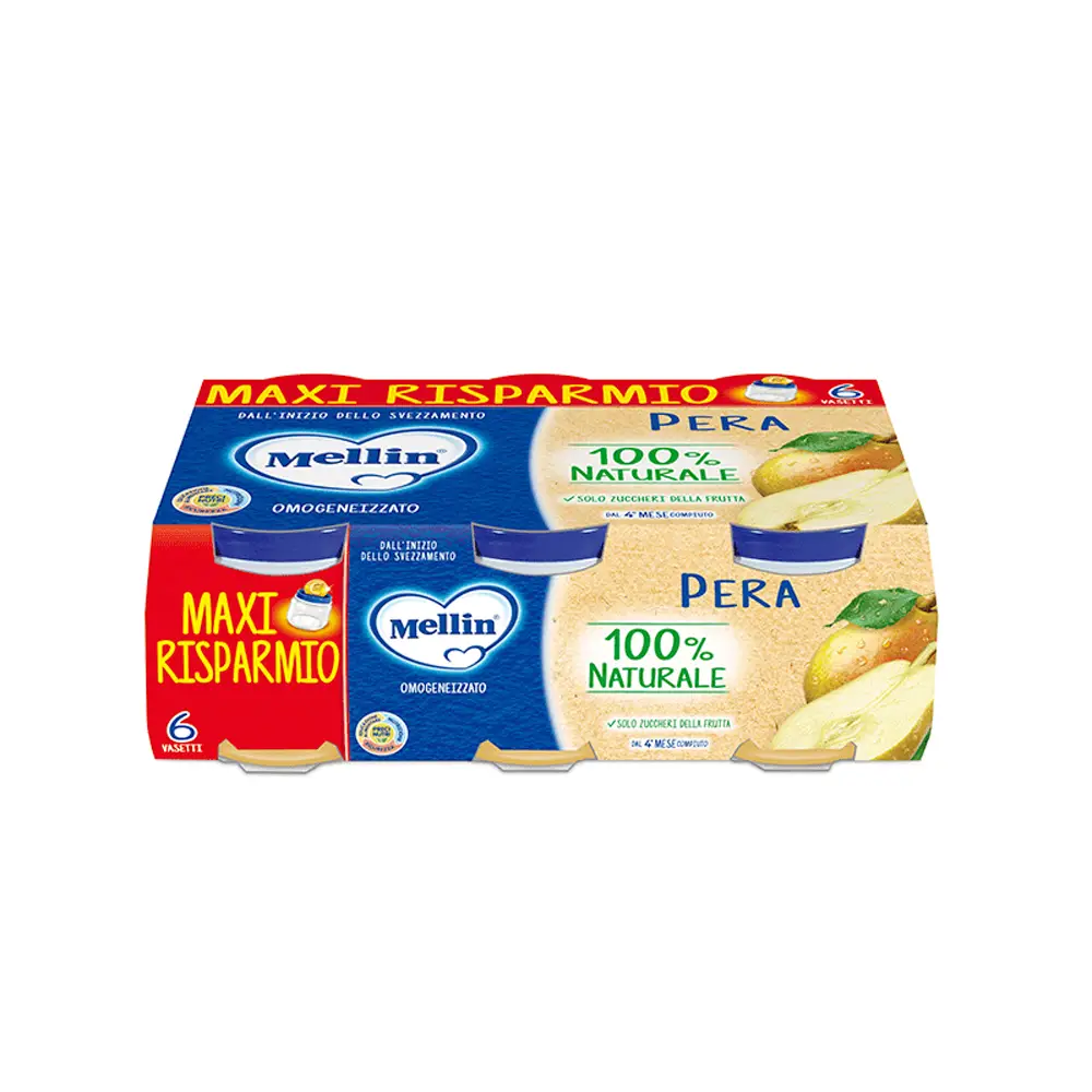 Omogeneizzato Frutta gr.100x6 Pera - omogeneizzati