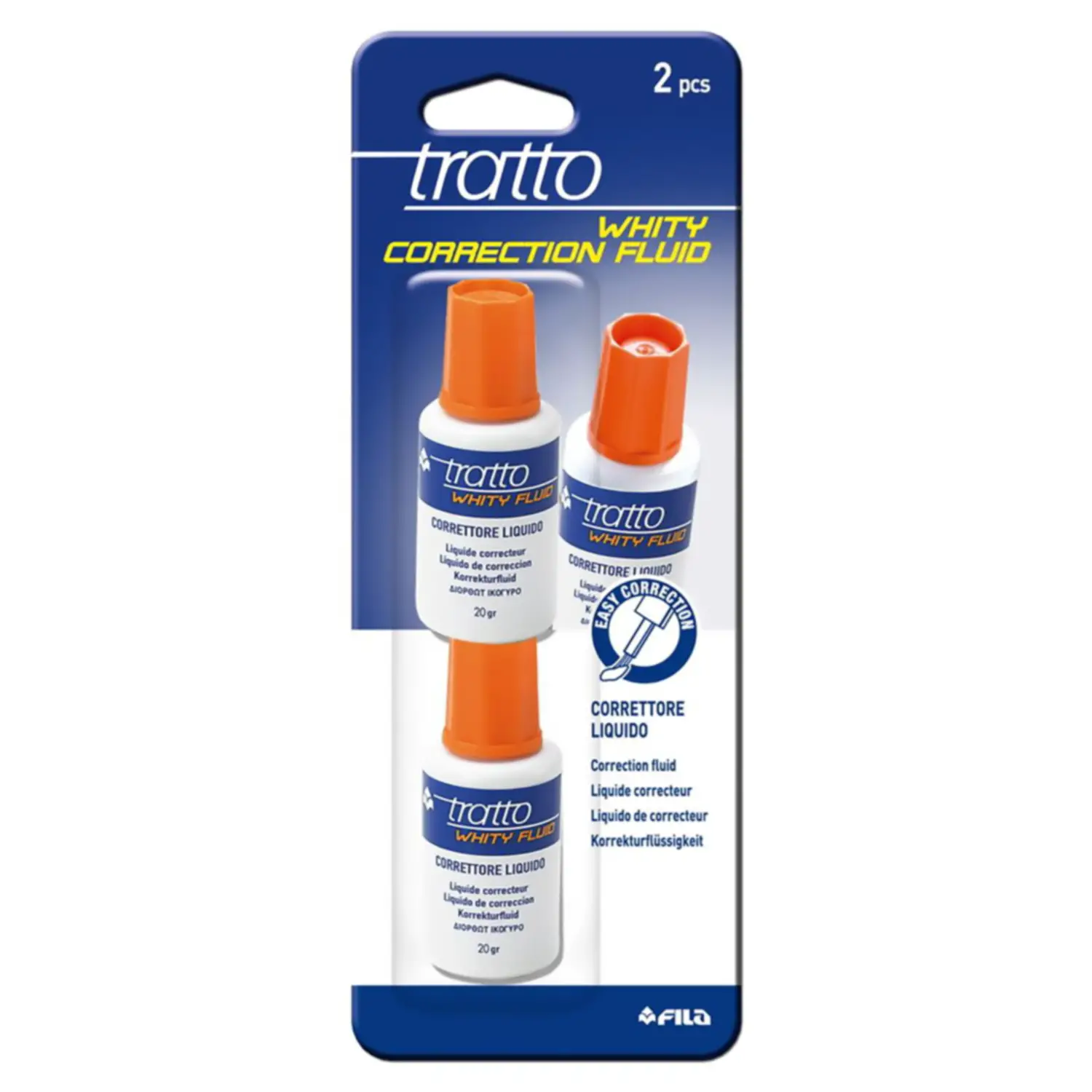 Correttore Liquido Tratto Whity Fluid – 2 Pezzi - Cancelleria varia
