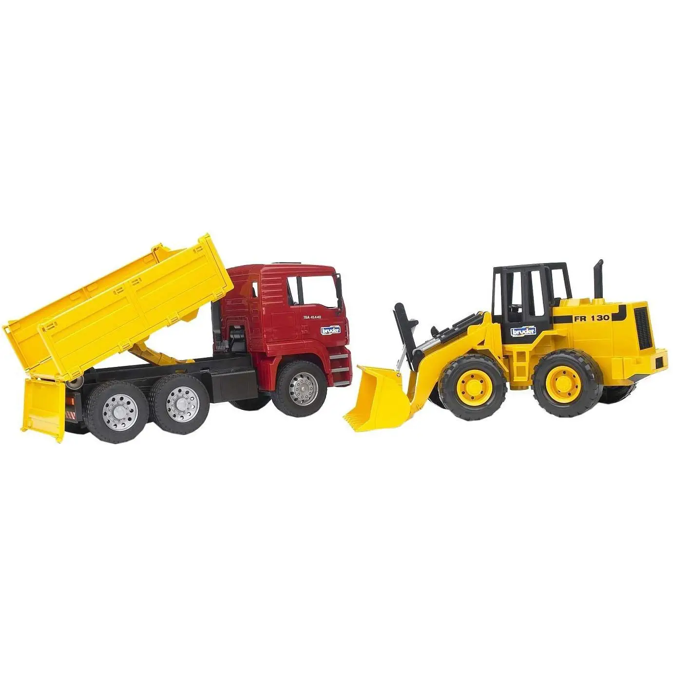 Camion Man Tga con Pala Meccanica Scala 1:16 - modellini