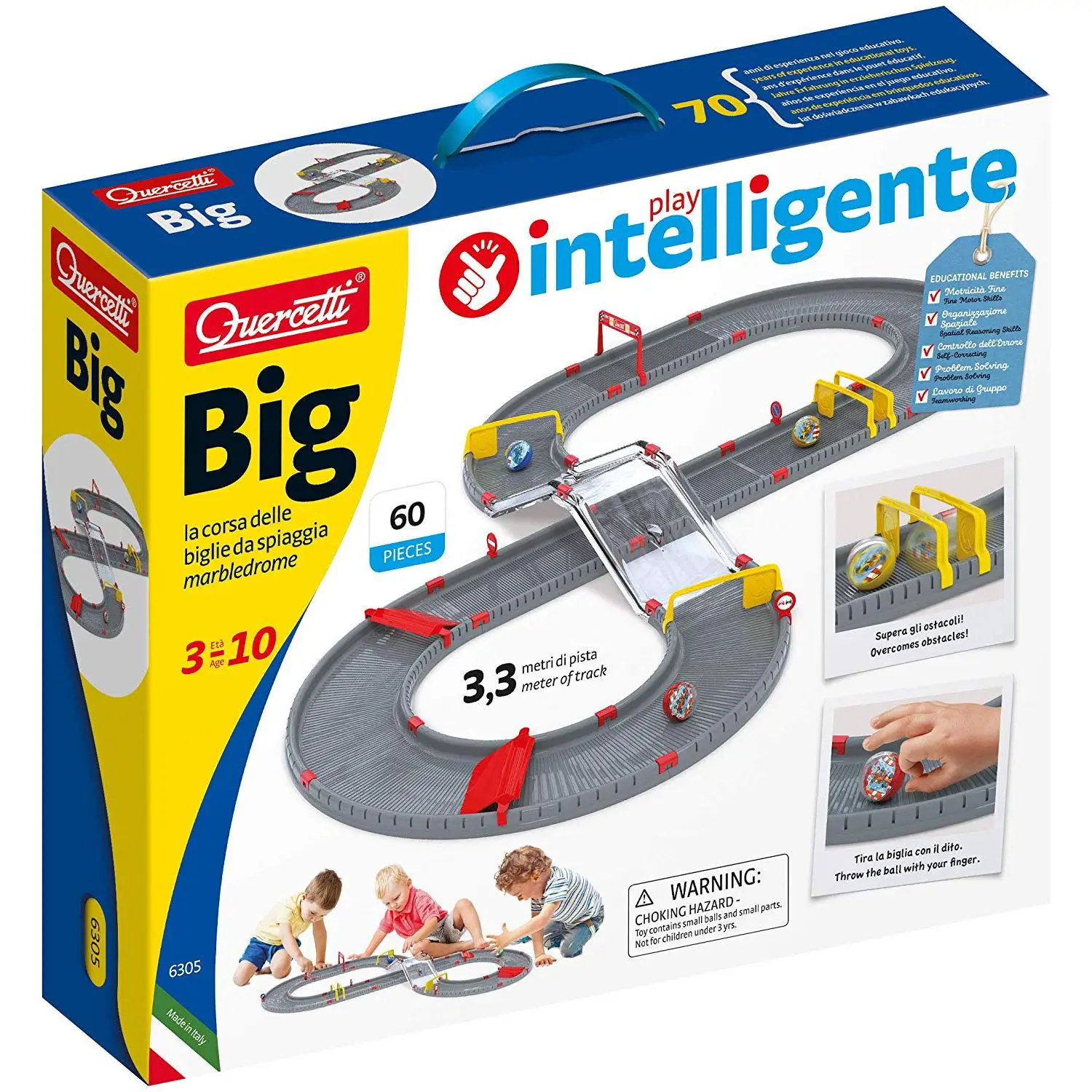 Big Marbledrome Pista per Biglie - Veicoli, garage e piste