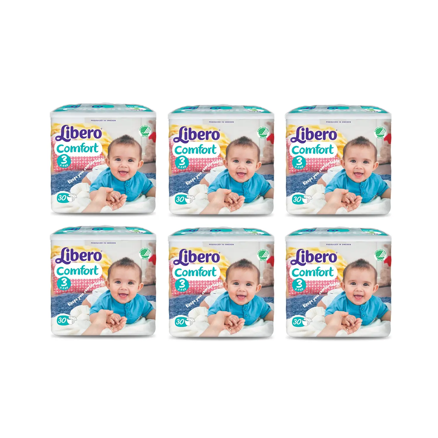 Pannolini Libero Comfort - Taglia 3 - 5-9 Kg - 30 Pezzi - pannolini e salviettine