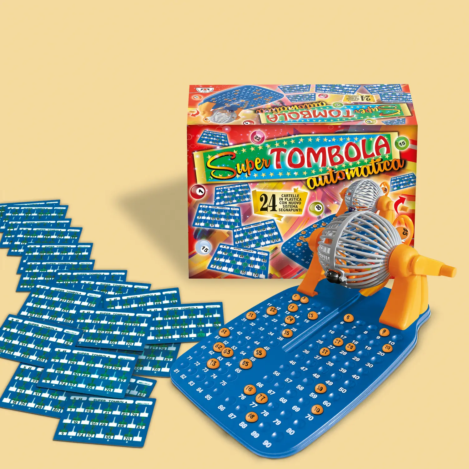 Super Tombola Automatica 24 Cartelle - giochi di società