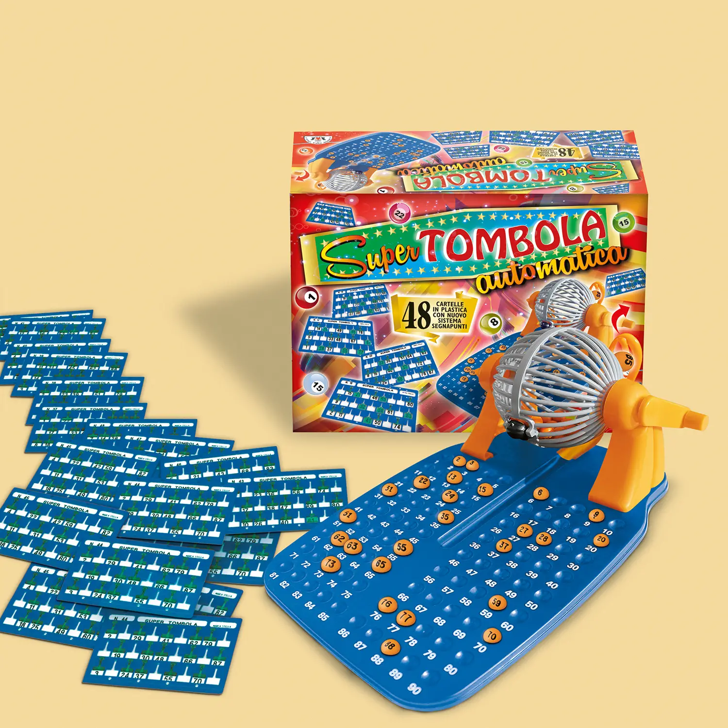 Super Tombola Automatica 48 Cartelle - giochi di società