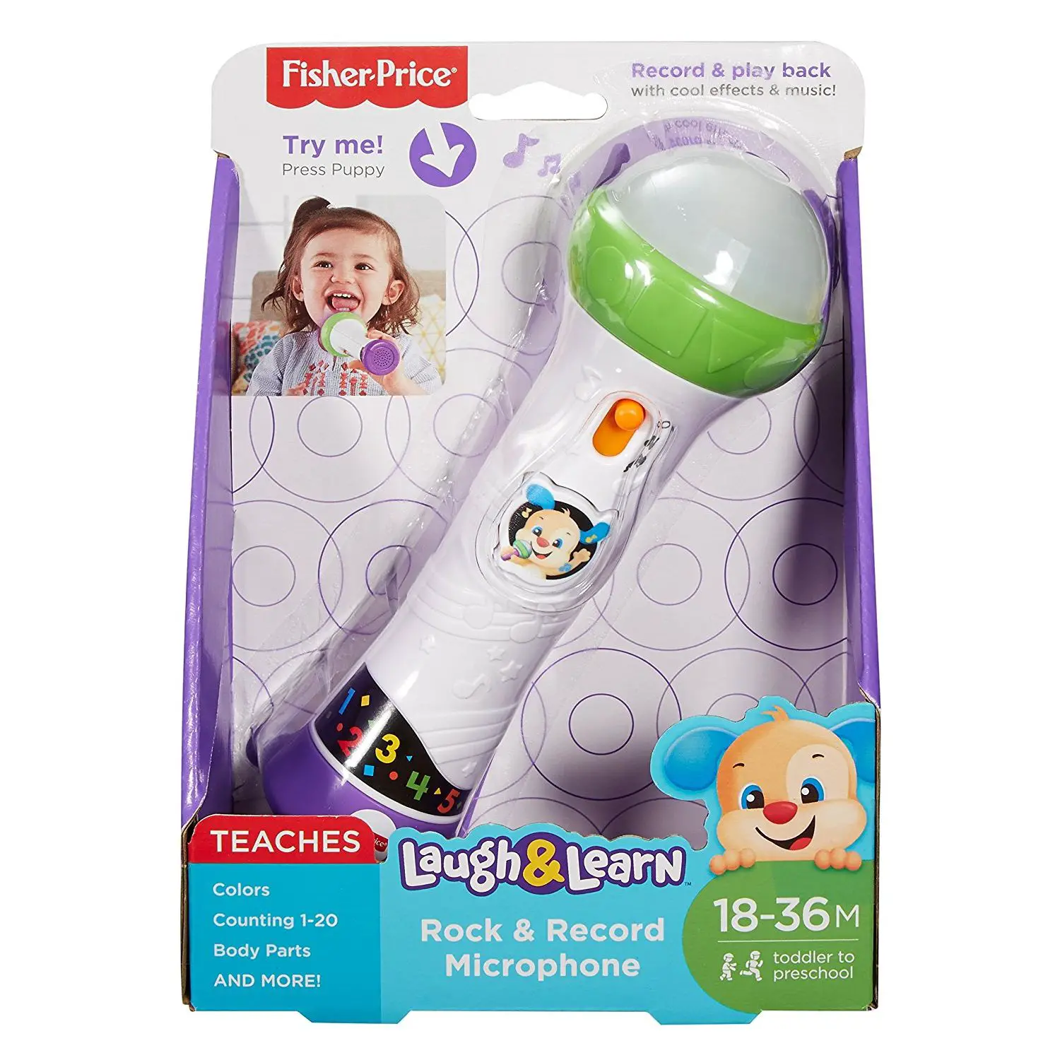Fisher Price Microfono Baby Rock - Primi giochi