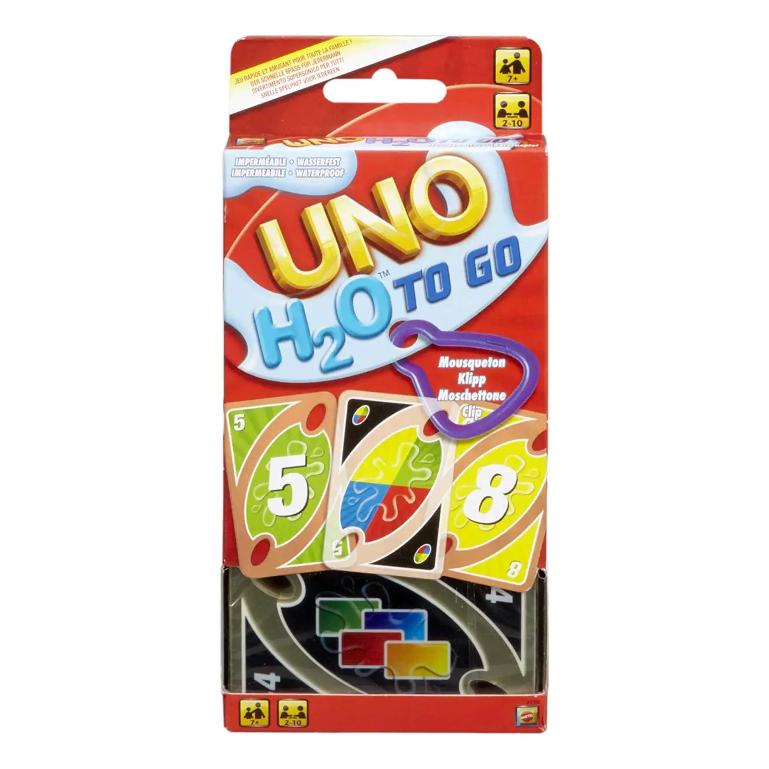 UNO H2O P1703 – Gioco di Carte Resistenti all’Acqua - Giochi di società
