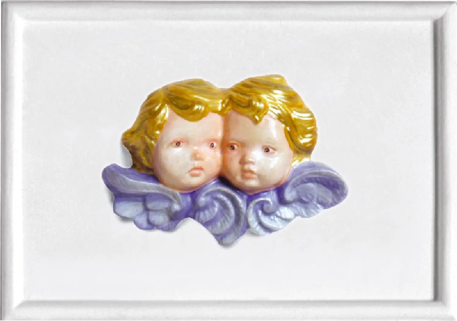 Stampo per Colata – Angeli Grande 21x23 cm per Ceramica, Cera e Sapone - Paste per modellare