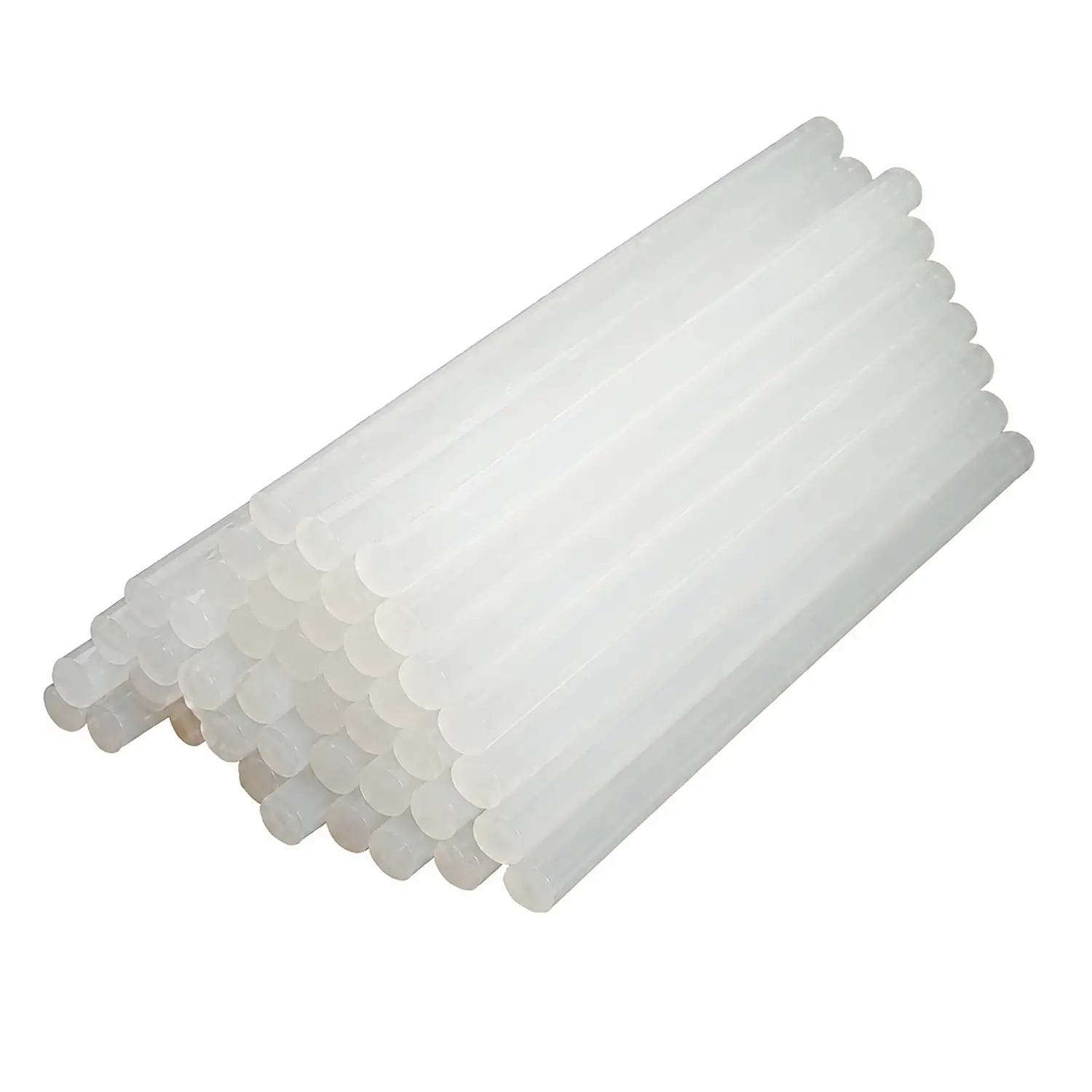 Stick Termocolla Universali Trasparenti 11,2 mm – 1 kg, Circa 50 Cartucce da 20 cm - Nastri adesivi e colle