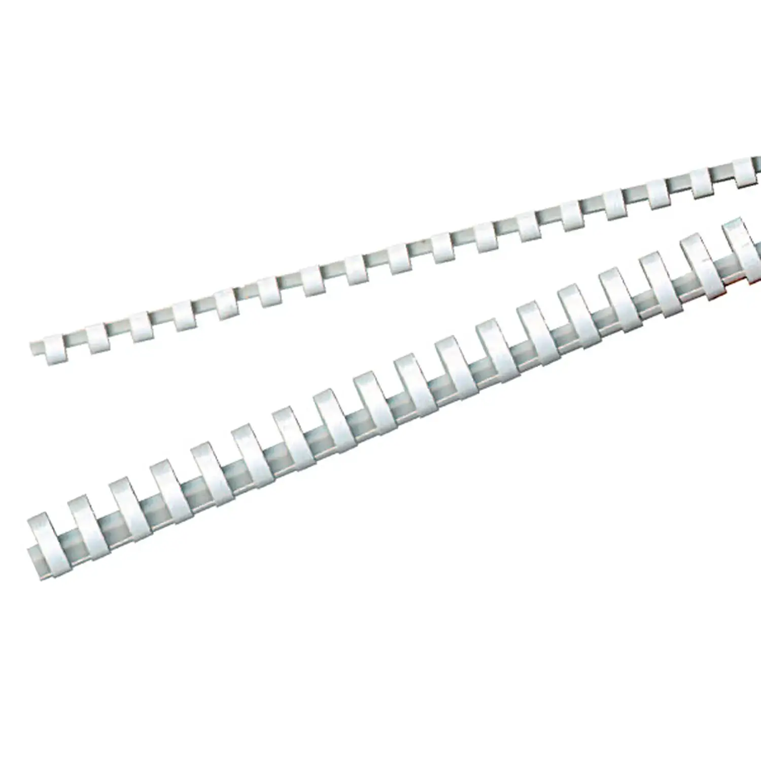 Dorsi Plastici per Rilegatura ad Anelli Bianchi da 19 mm – Confezione da 100 Pezzi - Rilegare e Plastificare