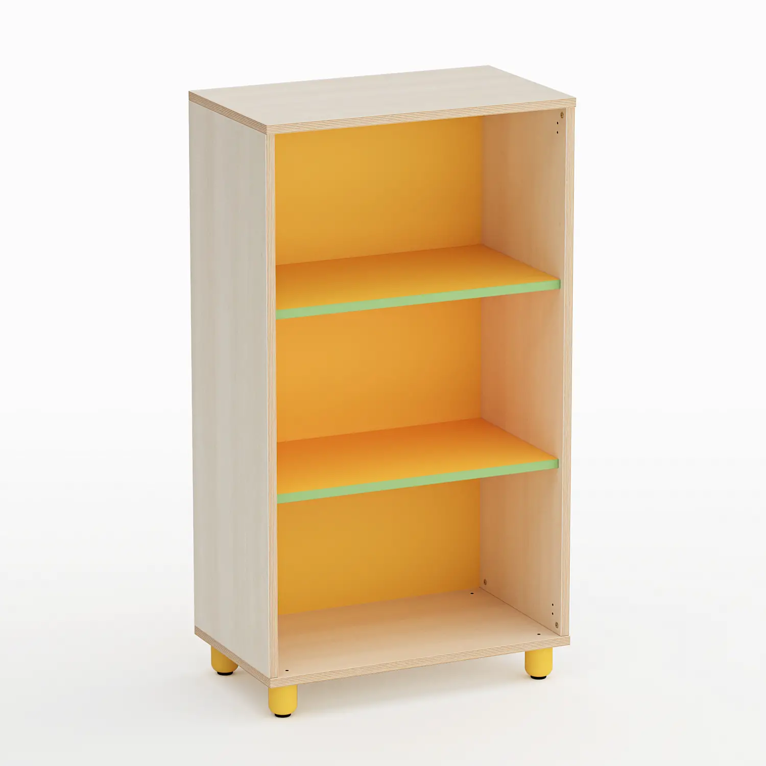 Mobile Scuola Infanzia Easy Line a Giorno Altezza cm. 119 Giallo - Conforme CAM - Arredo Nido e Infanzia