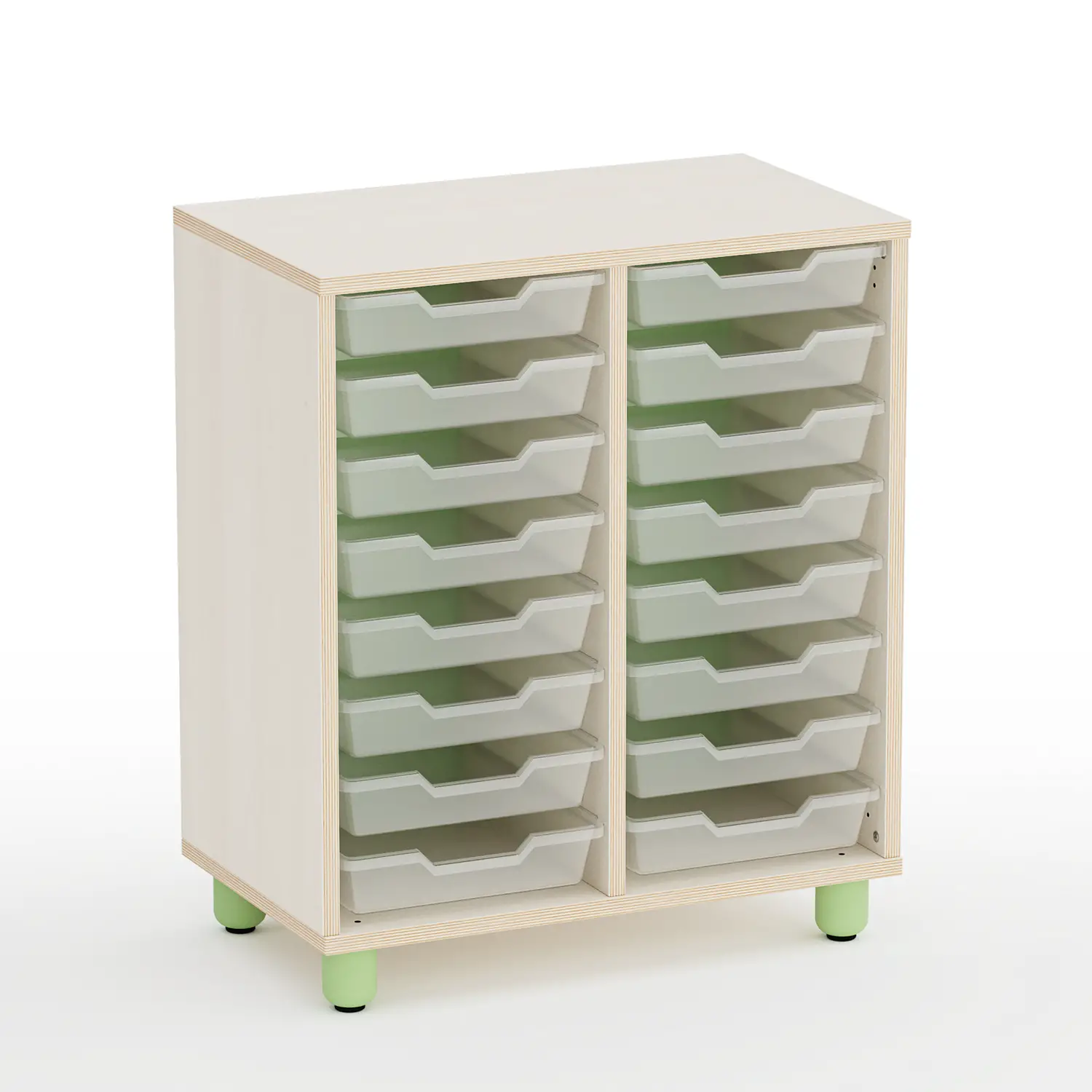 Mobile Scuola Infanzia Easy Line 16 Cassetti - Conforme CAM - Arredo Nido e Infanzia