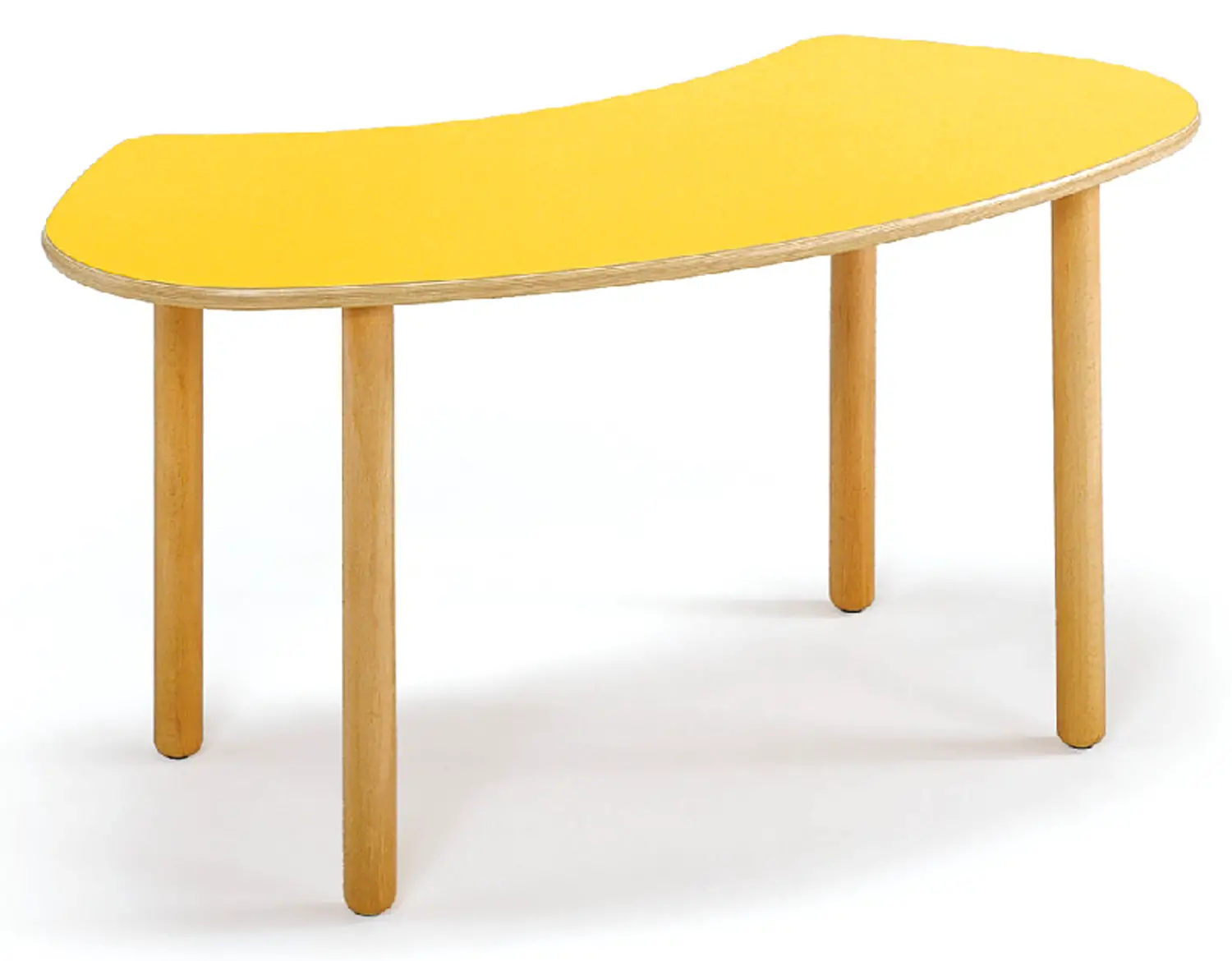 Cattedra Scuola Infanzia Onda Giallo - Arredo Nido e Infanzia