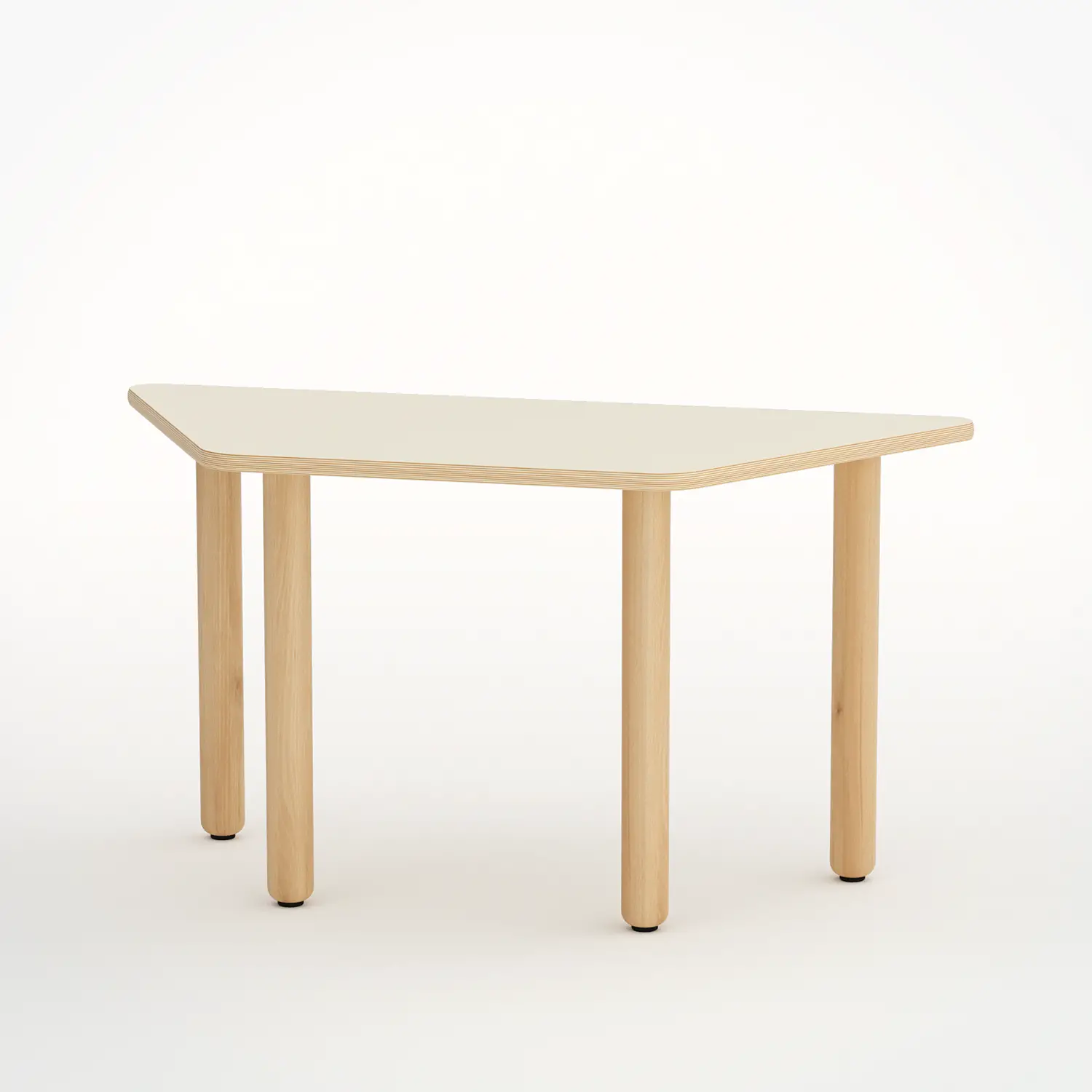 Tavolo Scuola Infanzia Trapezio Magnolia – Misura 3, Altezza 55 cm - Tavoli e Cattedre