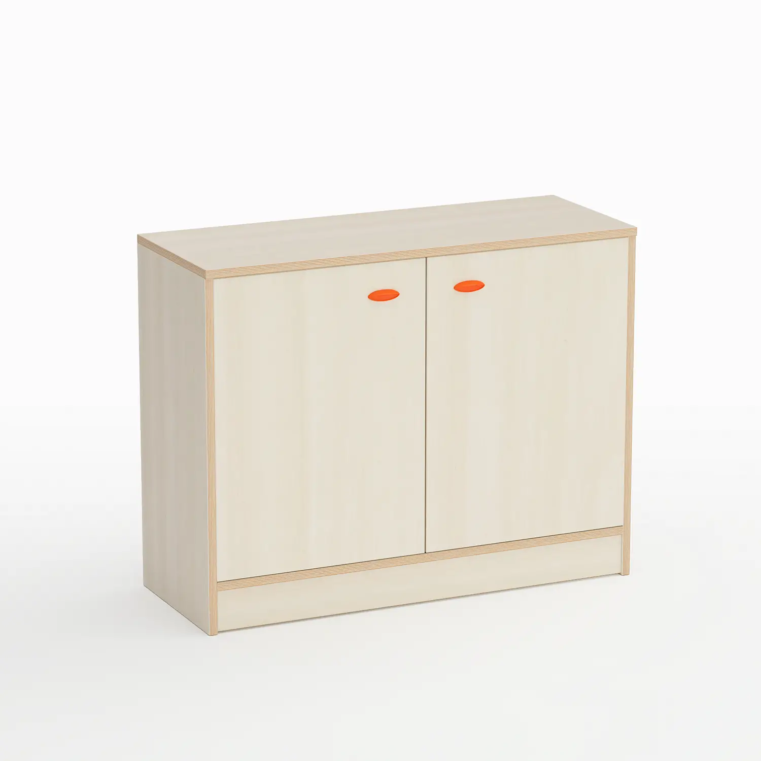 Mobile Scuola Infanzia Forma con Ante Altezza 75 cm. Acero - Conforme CAM - Arredo Nido e Infanzia