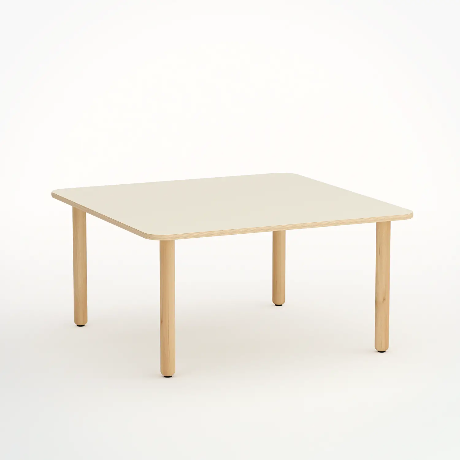 Tavolo Forma Quadrato H 46 Cm - Misura 1 - Magnolia Per Nidi D'infanzia - Conforme CAM - Cattedre e tavoli lavoro