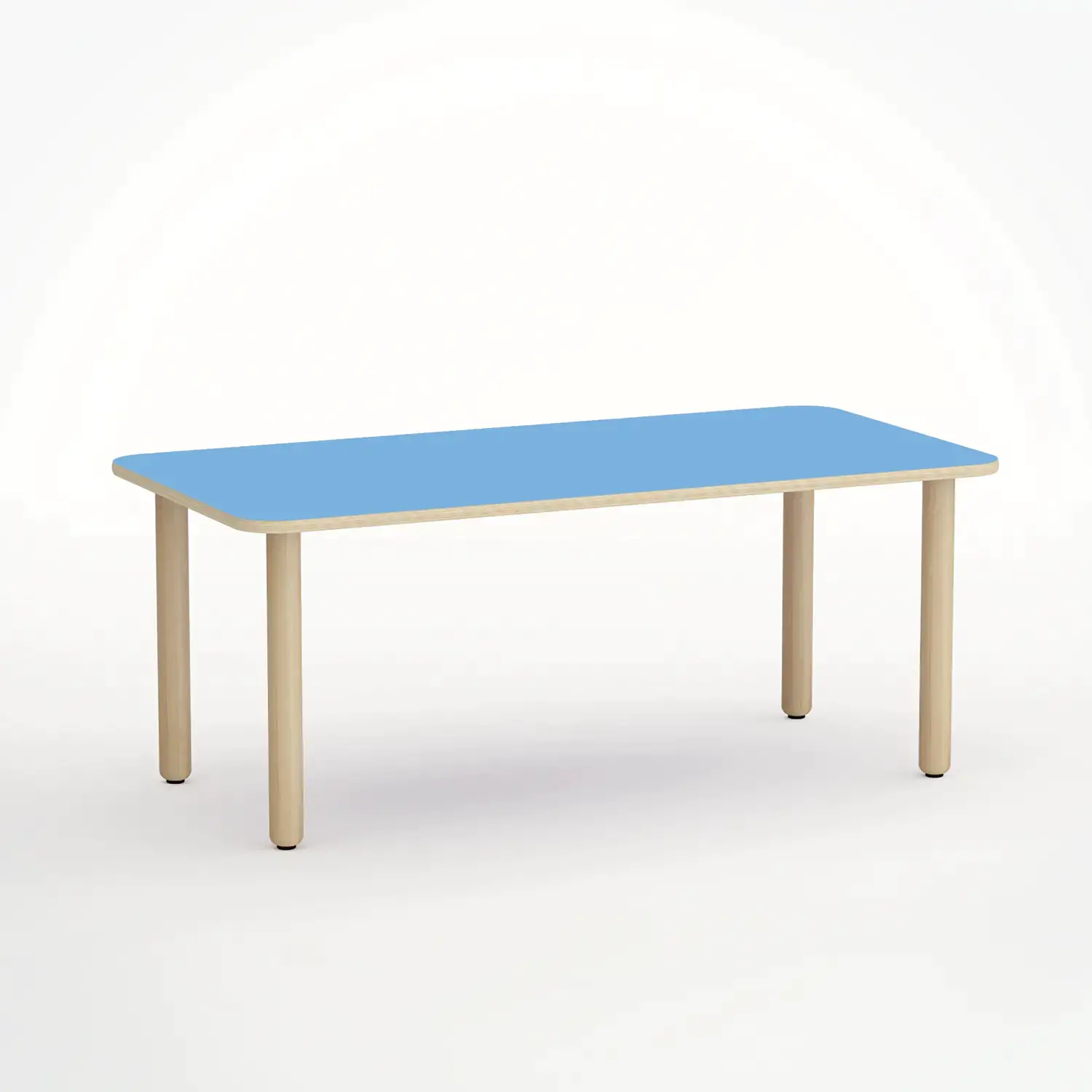 TAVOLO FORMA RETTANGOLARE H 52 CM - MISURA 2 - BLU ORIZZONTE - Cattedre e tavoli lavoro