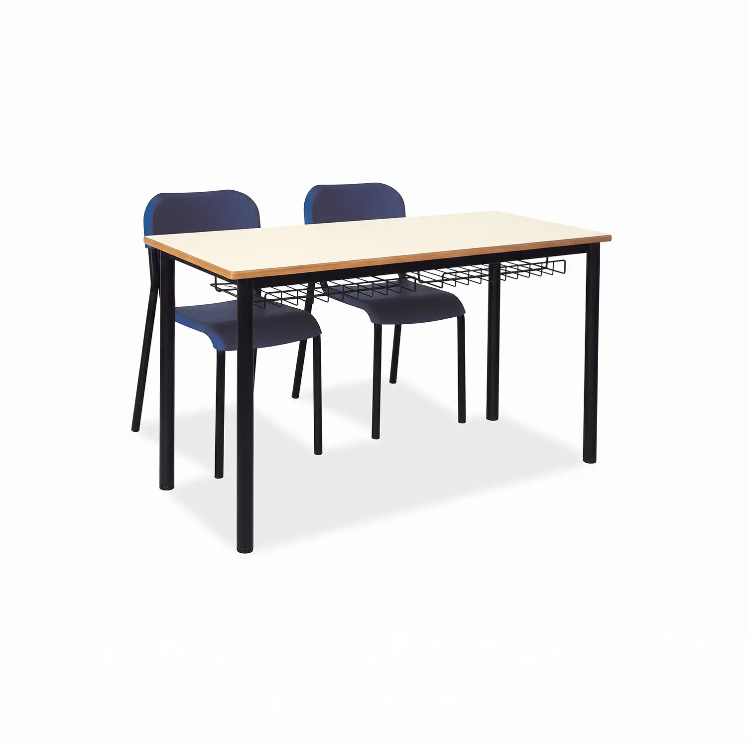 Banco Biposto 600 H 76 cm - Sottopiano in Griglia – Secondaria di Secondo Grado - CAM - Arredo scuola dell'obbligo
