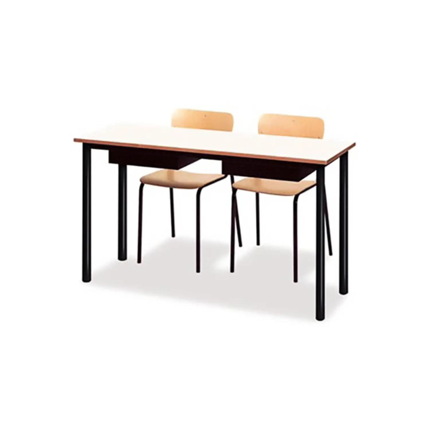 Banco Biposto 600 - Sottopiano In Lamiera H 82 Cm. Per Ambienti Scolastici - Conforme CAM - Arredo scuola dell'obbligo