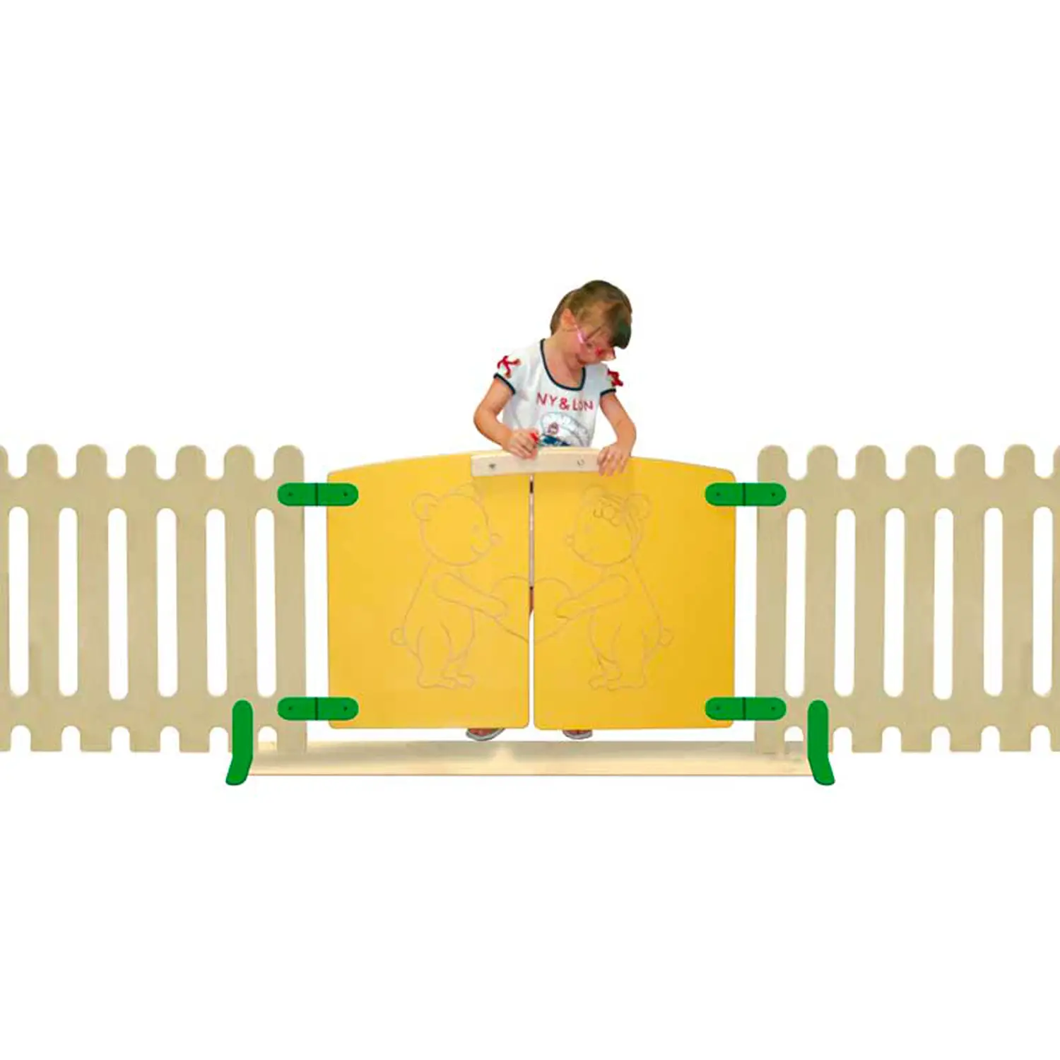 Divisorio per Asilo Nido e Infanzia Staccionata Cancelletto - Divisori e staccionate