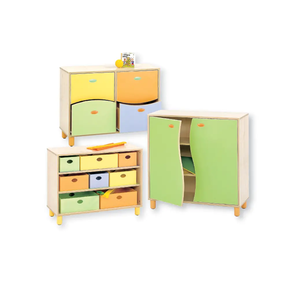 Mobili Scuola Infanzia Onda Kit 2 - Arredo Nido e Infanzia