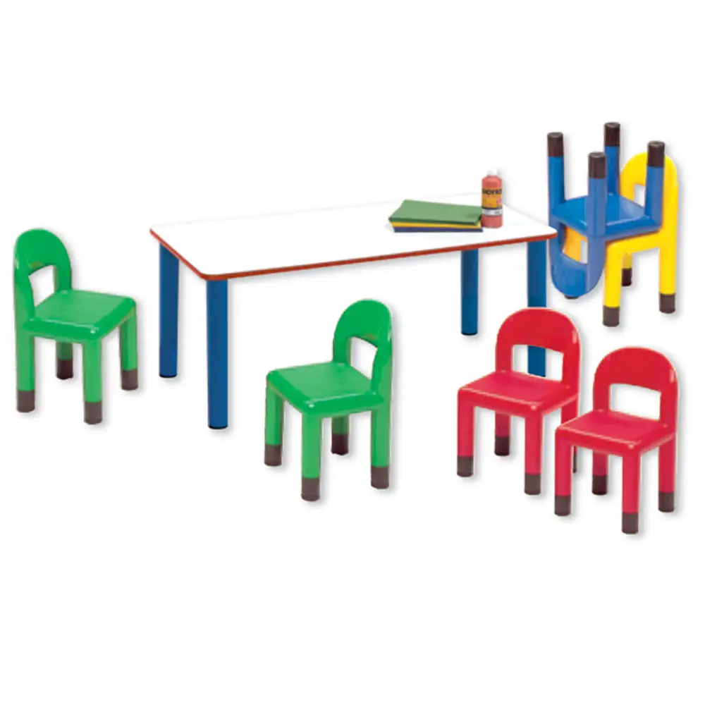 Tavolo e Sedie Bambini Scuola Infanzia Color Kit Promo 2 - Arredo Nido e Infanzia
