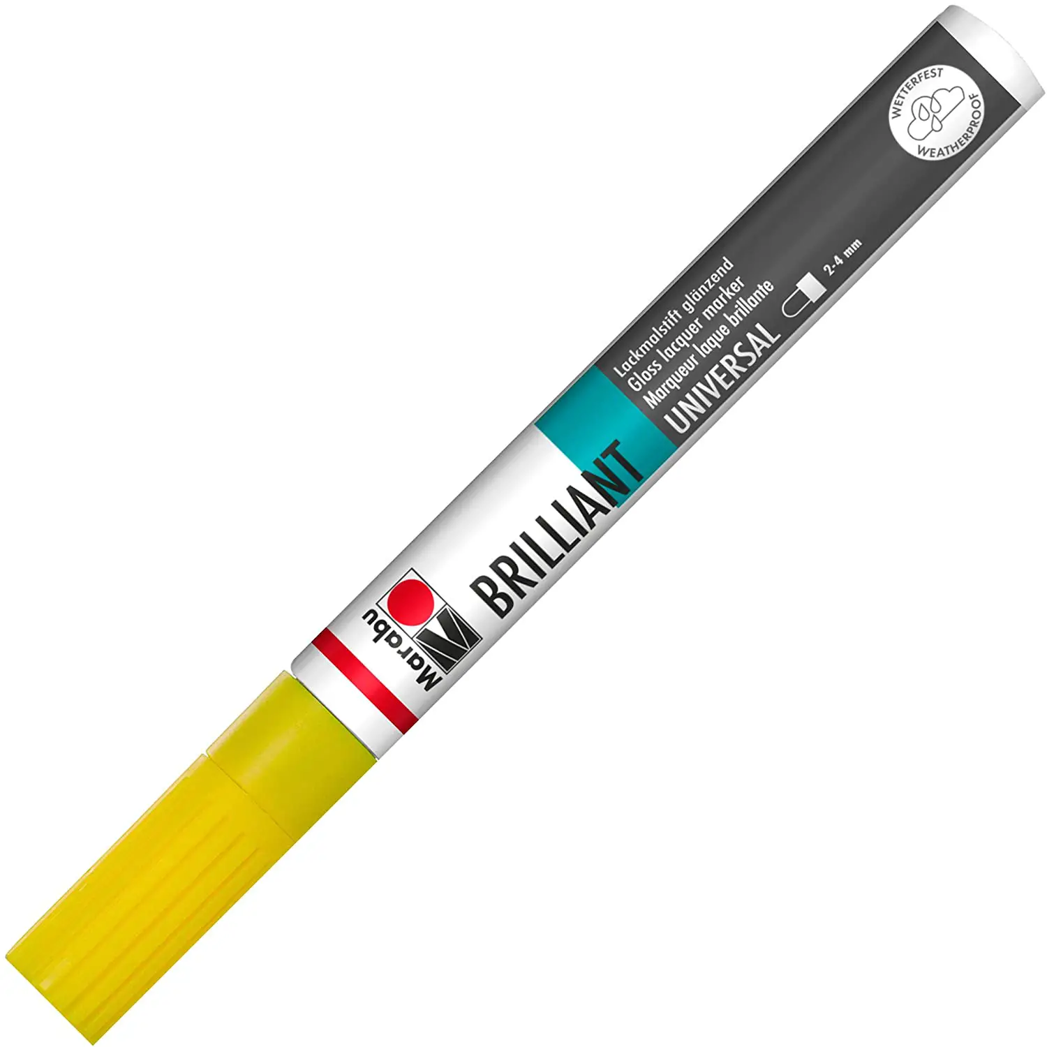 Pennarello Brilliant Painter Tratto 2-4 mm – Giallo - Pennarelli
