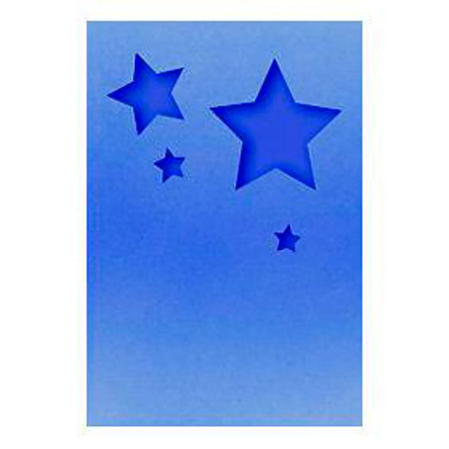 Cartoncini Augurali con Finestra a Stelle Blu – Inviti a Libro – Set 5 Pezzi - Carta e cartoncino