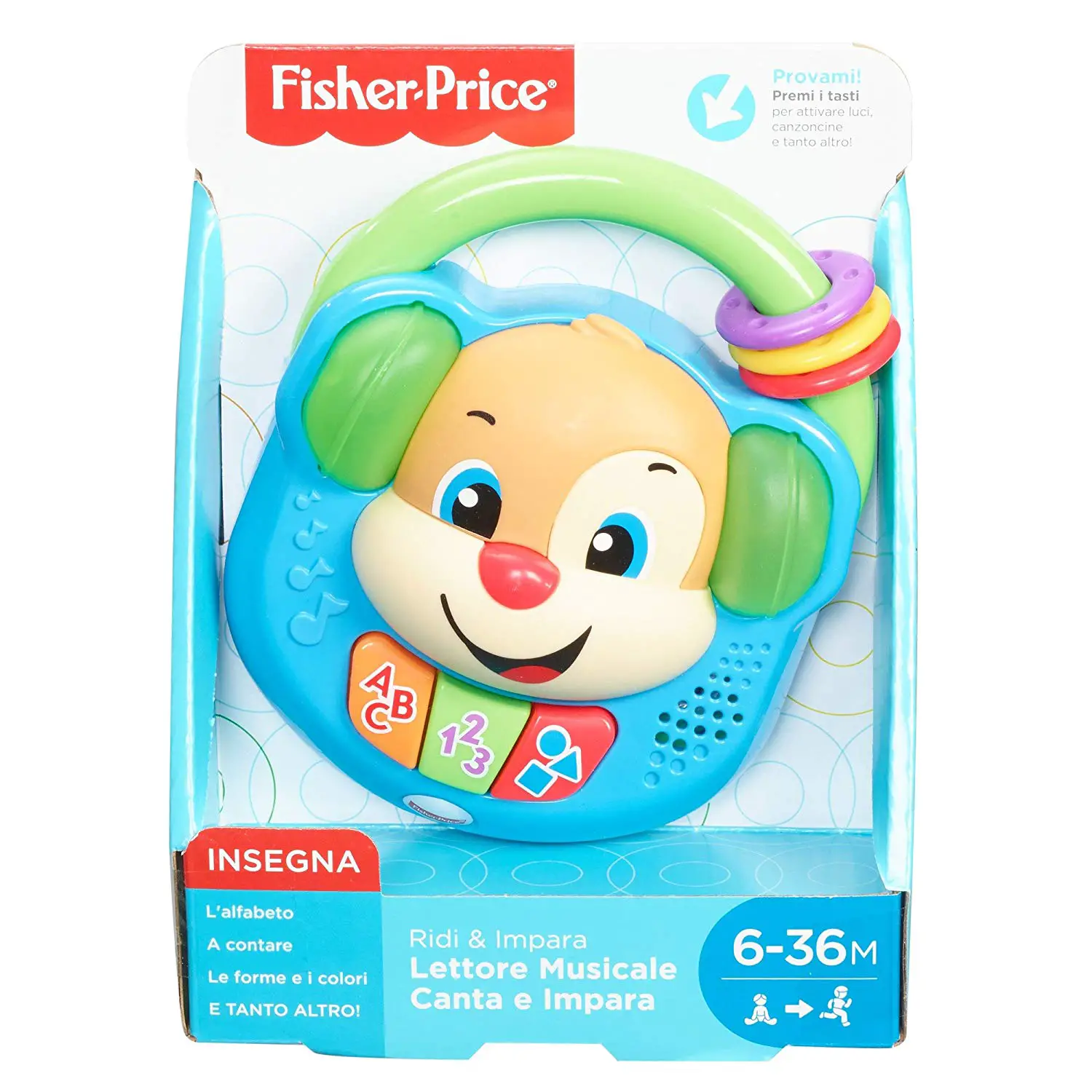 Fisher Price Lettore Musicale Giocattolo Elettronico - Primi giochi