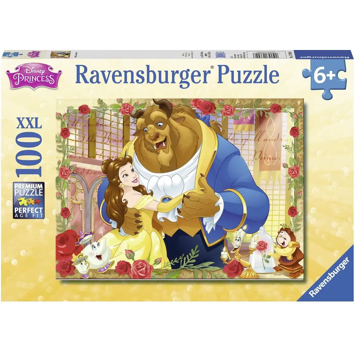Puzzle 100 Pezzi XXL la Bella e la Bestia New - Puzzle in cartone