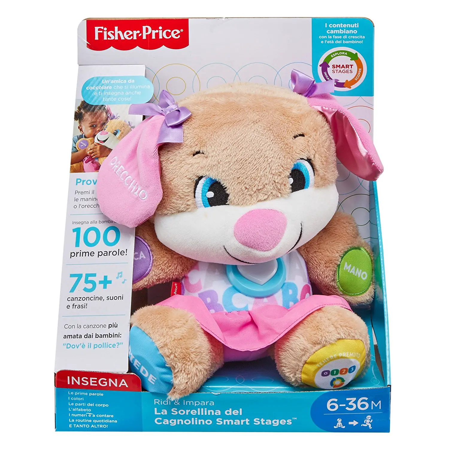 Fisher Price la Sorellina del Cagnolino Smart Gioco Elettronico - Primi giochi