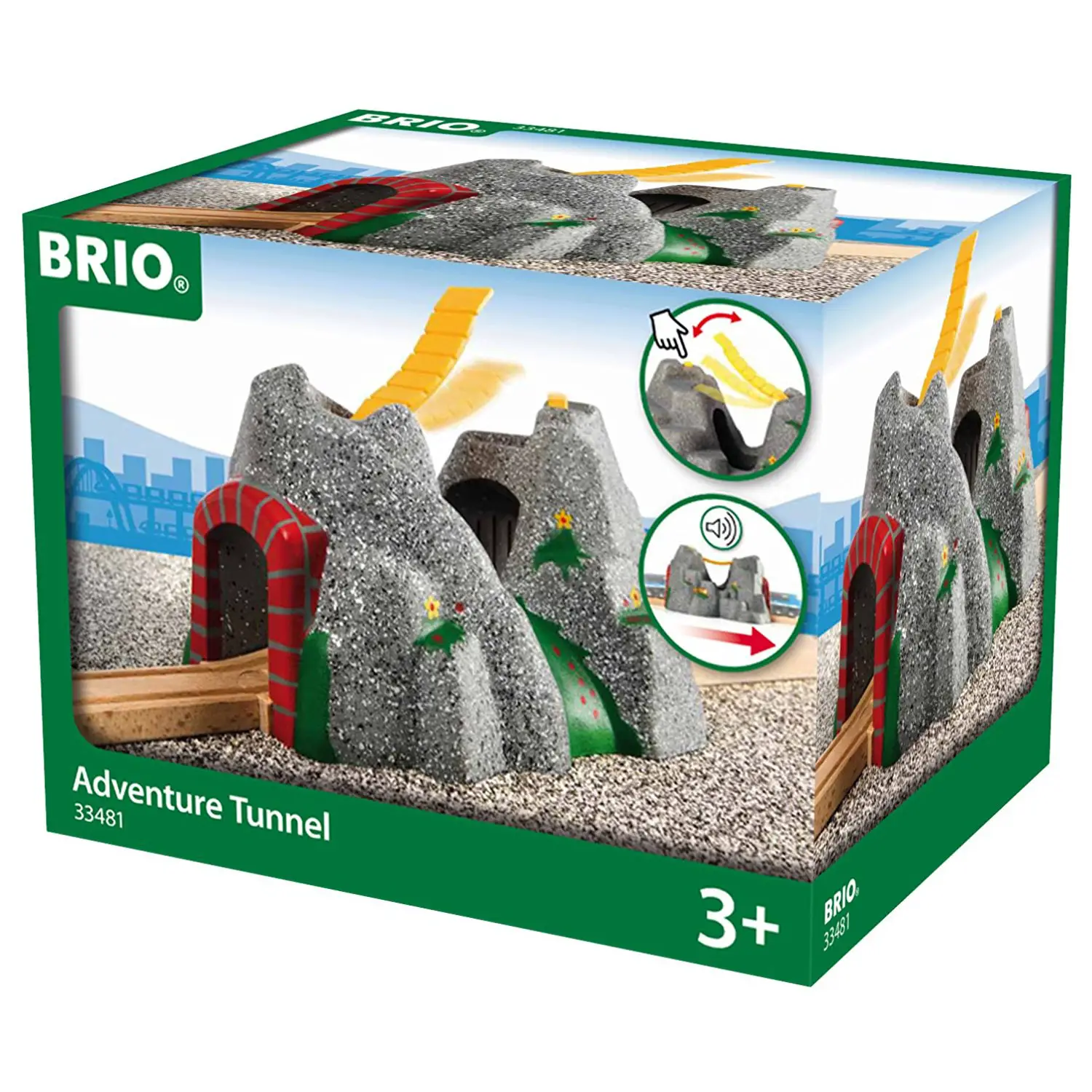 BRIO Tunnel Avventura – Tunnel Interattivo con Suoni - Costruzioni in legno
