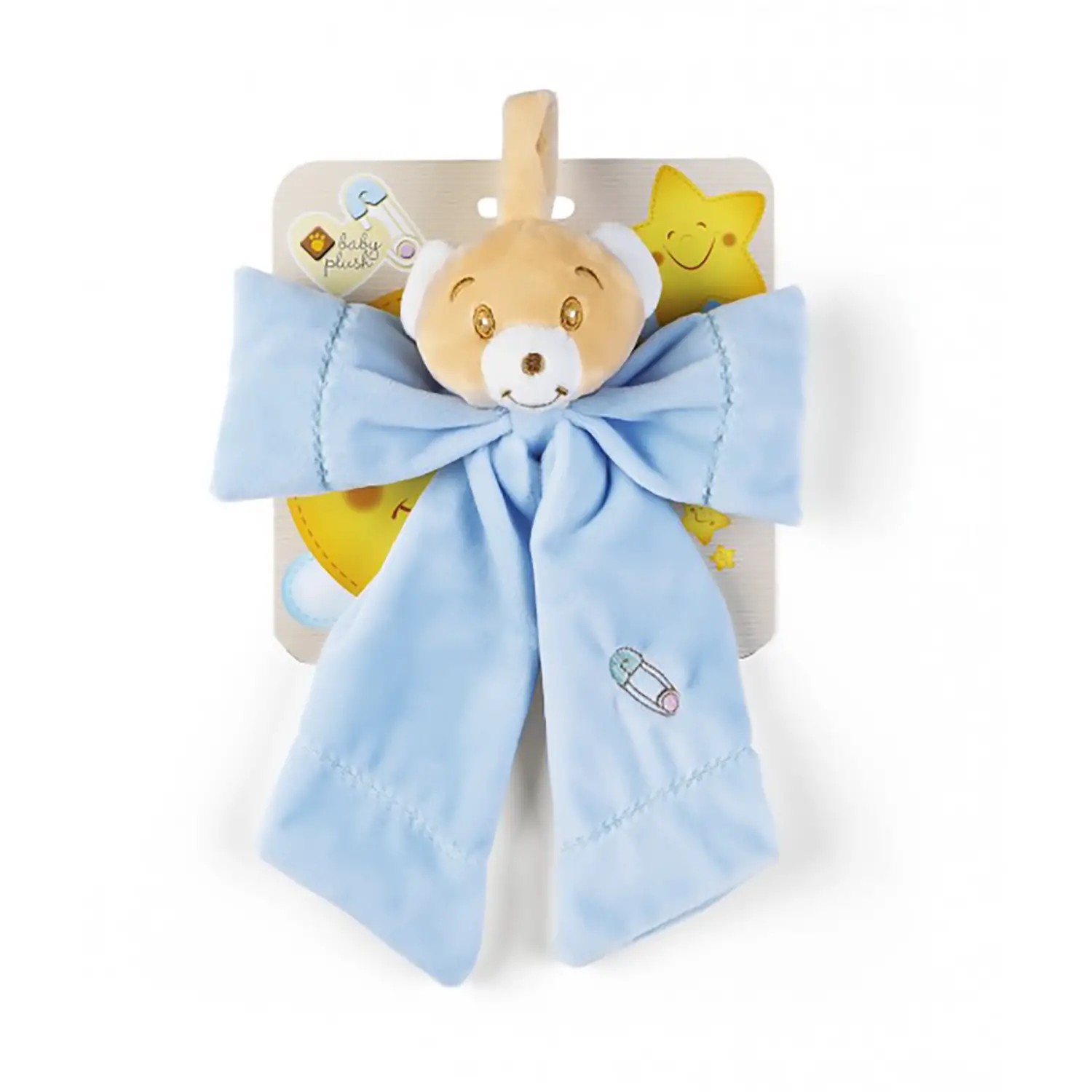 Babycare Orsetto Fiocco Nascita 24 cm – Morbido Peluche per Neonati - Primi giochi