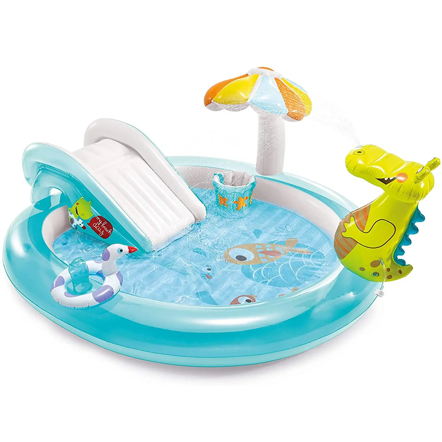 Play Center Alligatore Con Spruzzo Cm 201X170X84, - estivo mare