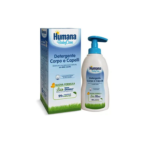 Detergente Corpo Capelli Humana Baby Care 300 ml - igiene