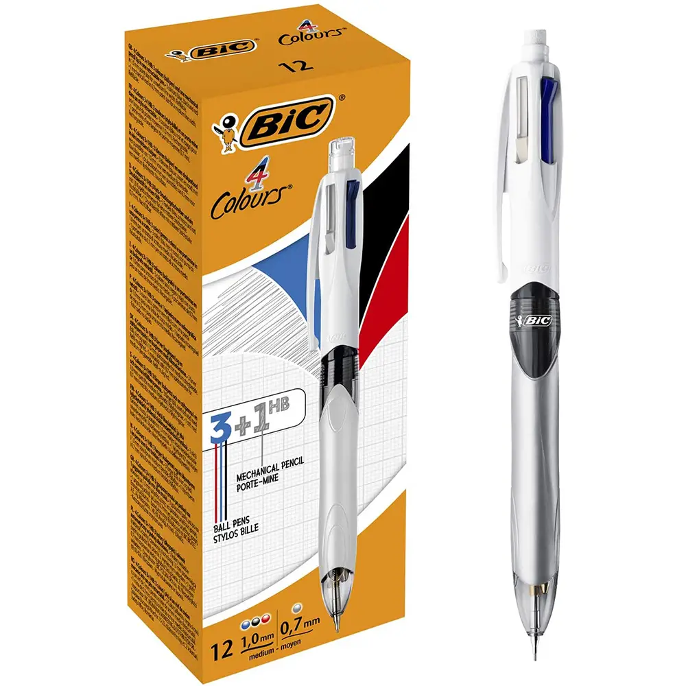 Penna Bic 4 Colours Multifunction - penne pennarelli ufficio