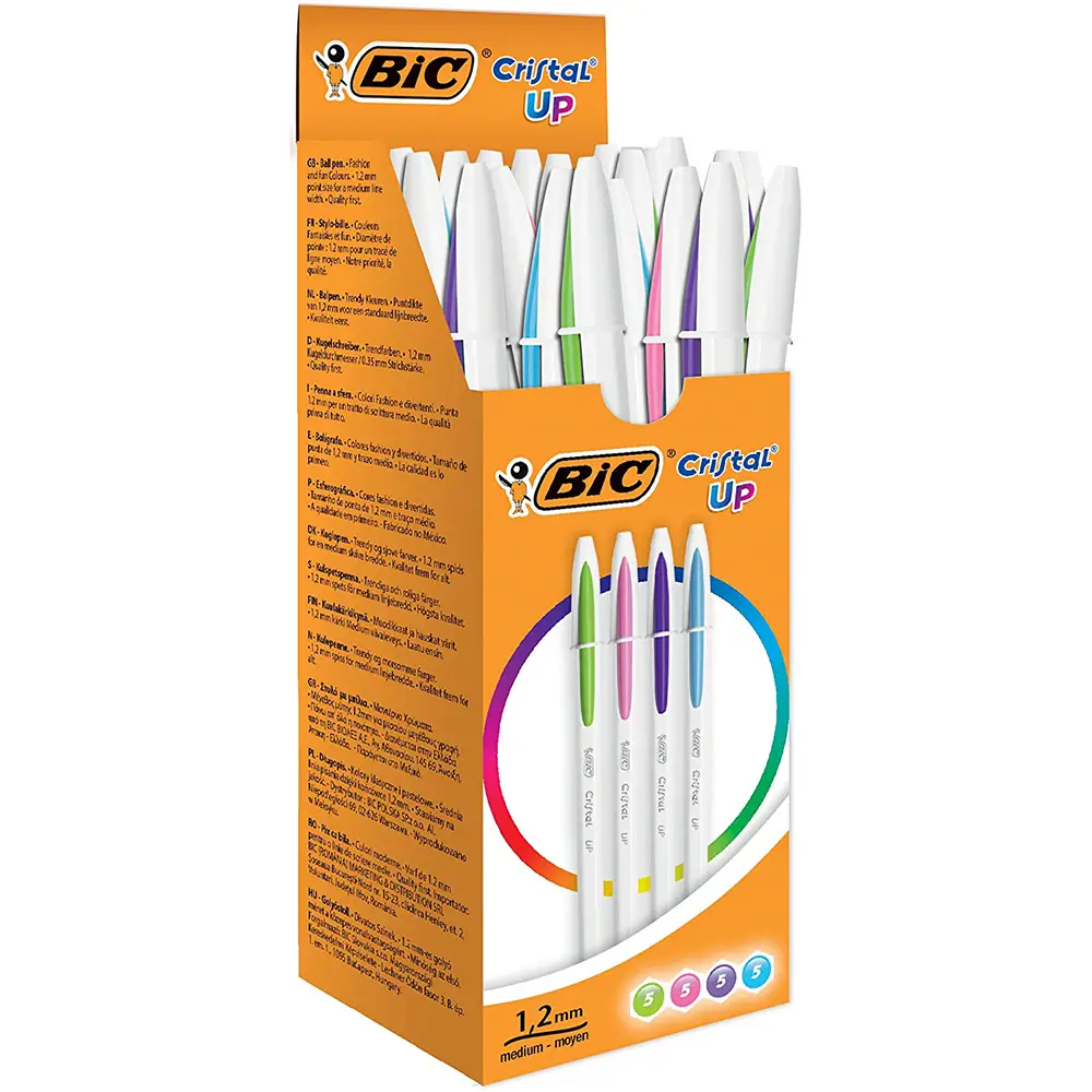 Penna BIC Cristal Up Fun - penne pennarelli ufficio