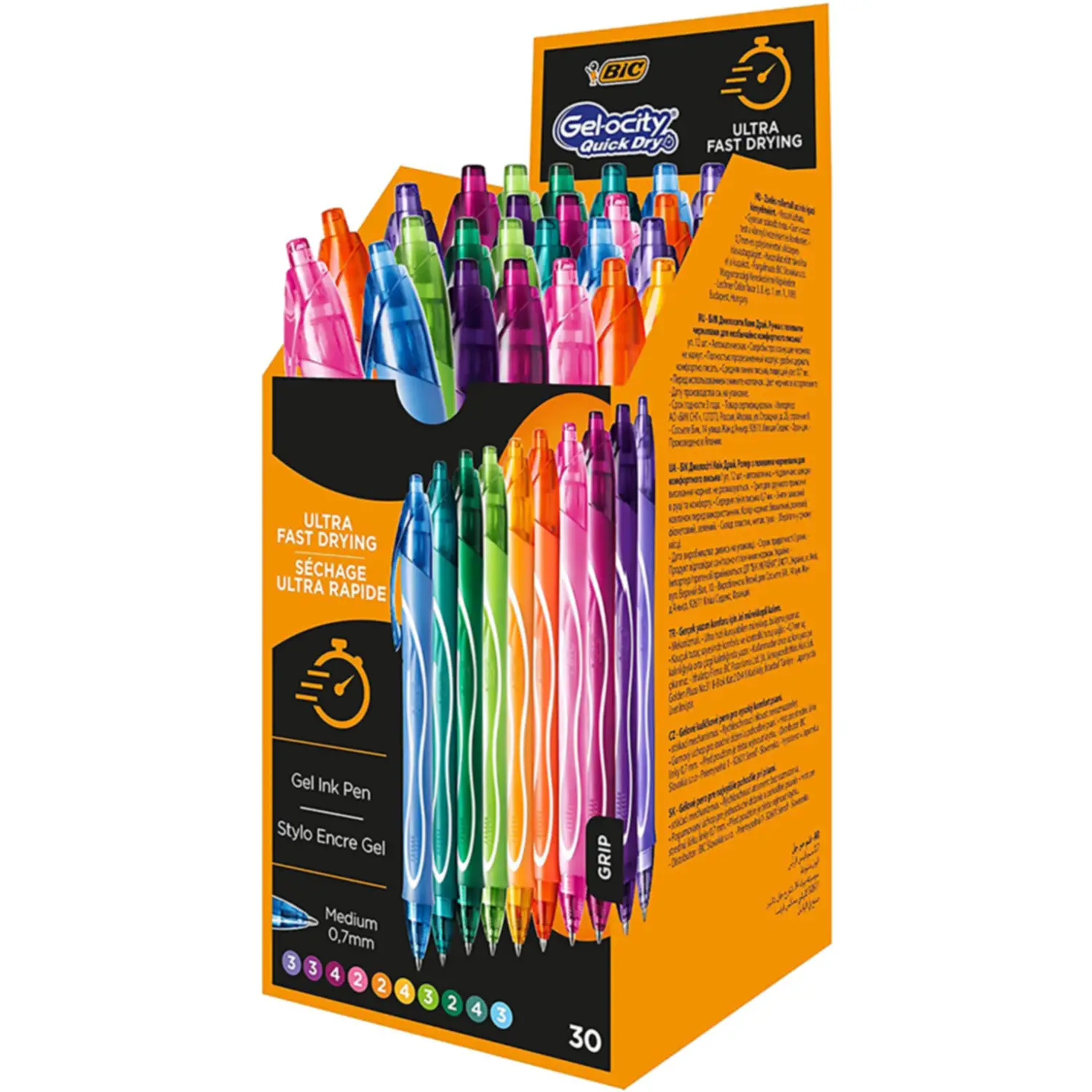 Penna BIC Gel-Ocity Quick Dry – Colori Assortiti - penne pennarelli ufficio