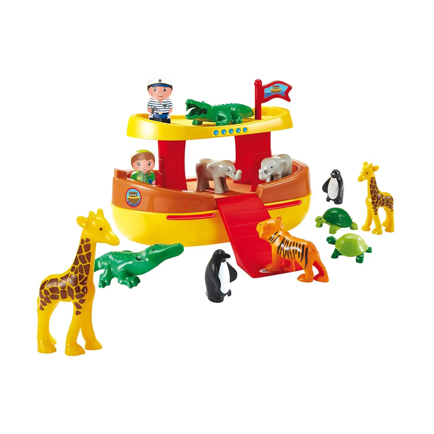 Abrick Arca Di Noe' Con 12 Animali - play set