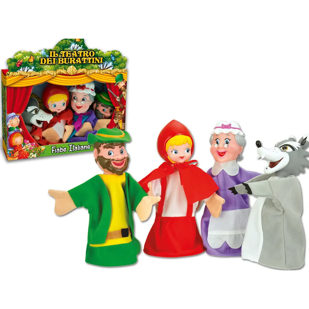 Marionette Teatrino Fiabe Italiane – Cappuccetto Rosso - Drammatizzazione