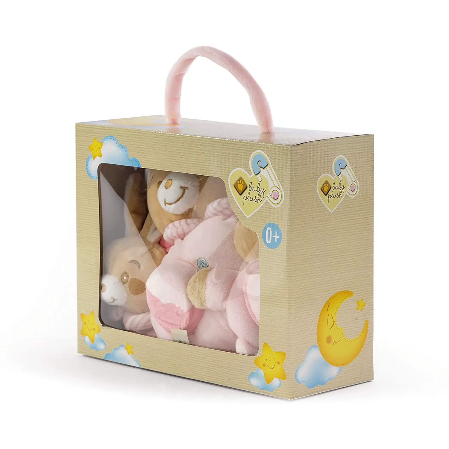 Babycare Set Coniglietta 3 Doudou - Primi giochi