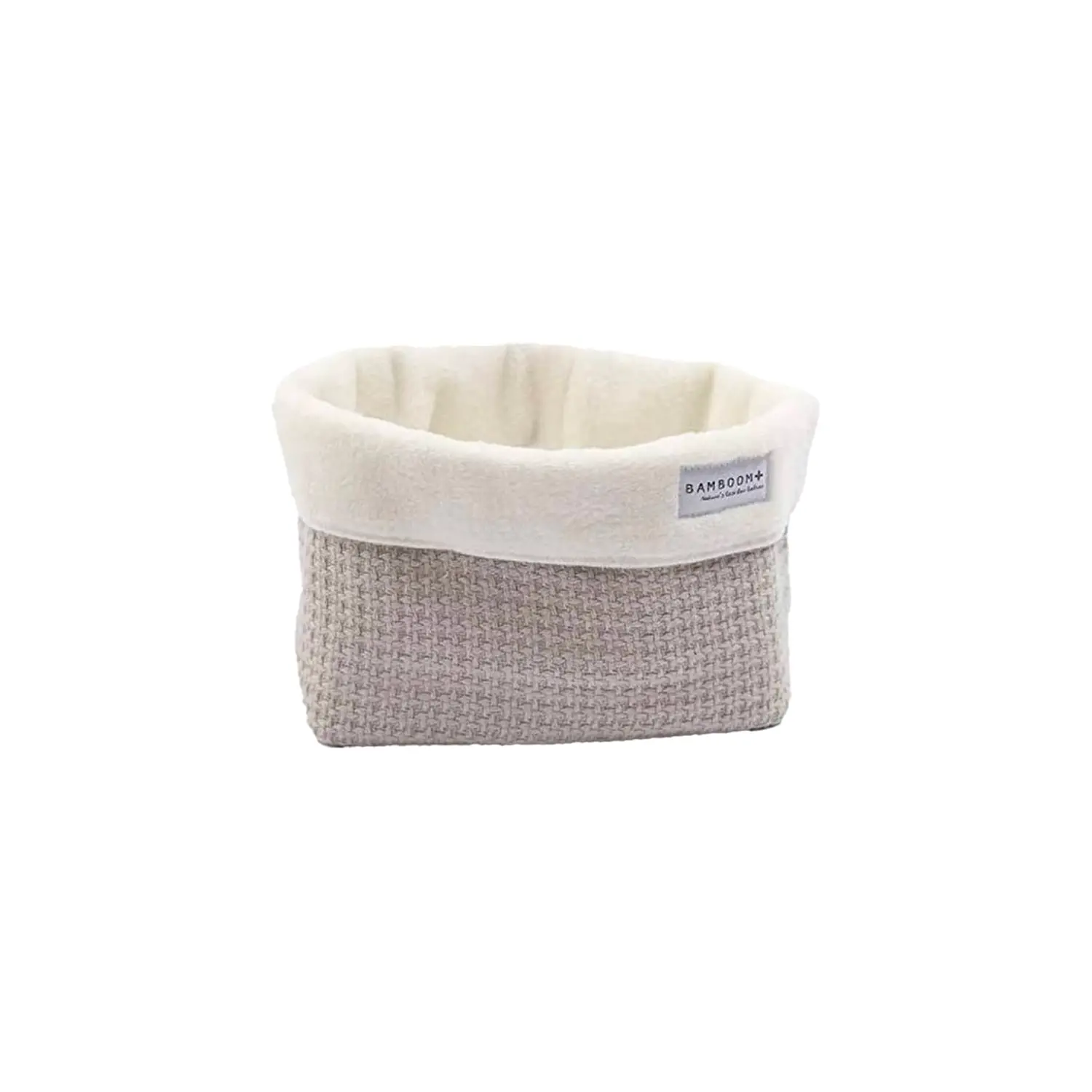Cestino Portaoggetti Bamboom – S.Stone Pearlgrey - complementi d'arredo