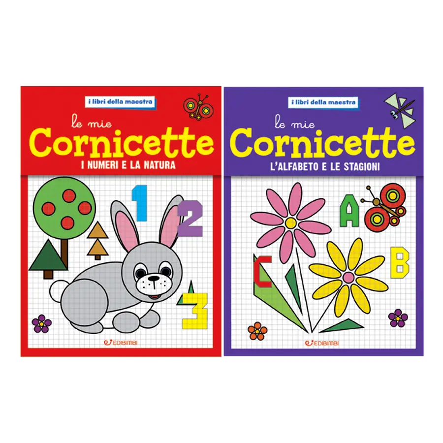Libro “Le Mie Cornicette” – Numeri, Alfabeto e Prescolastica - Prima biblioteca