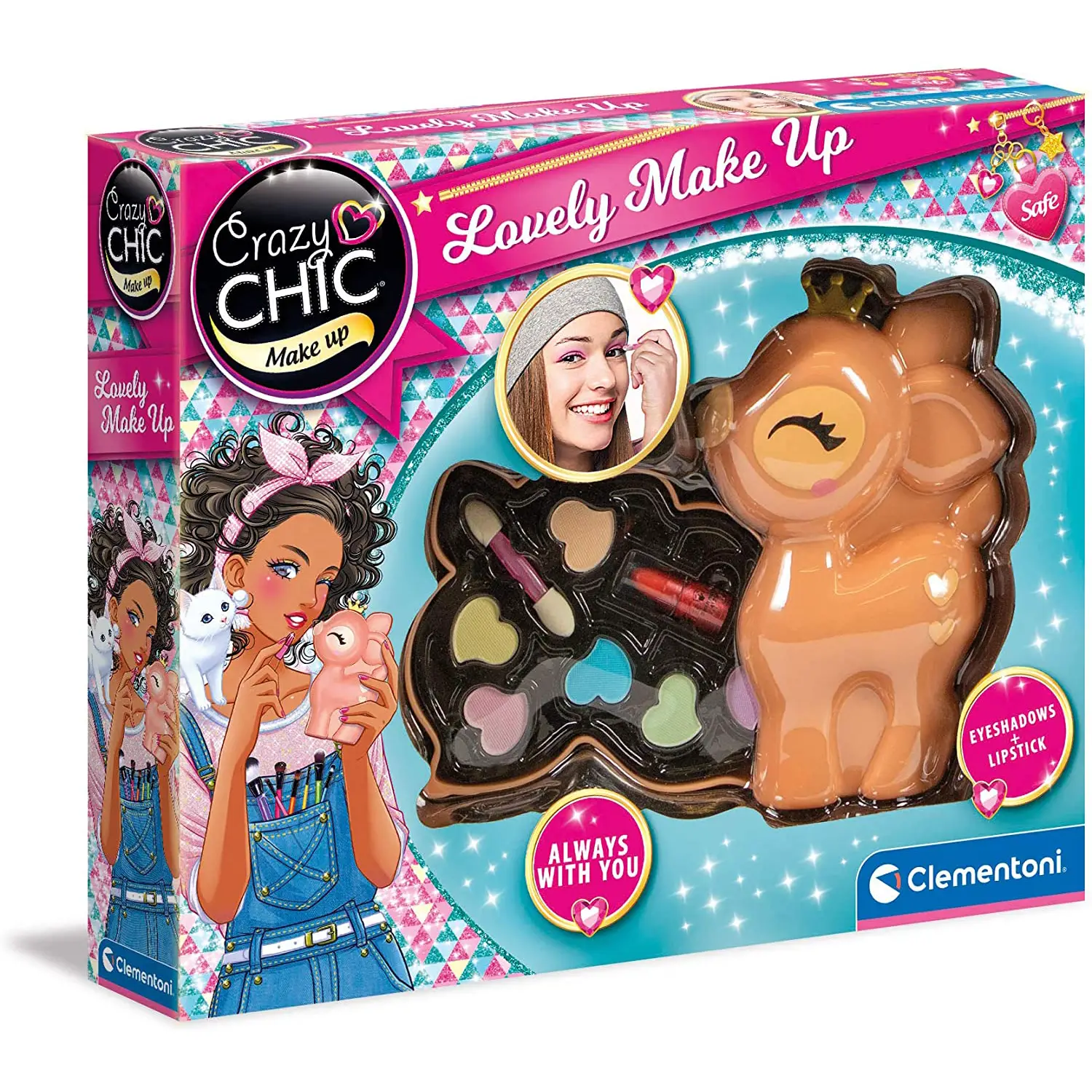 Crazy Chic Lovely Make Up Cerbiatto – Trousse Make-Up Bambine - bellezza e accessori