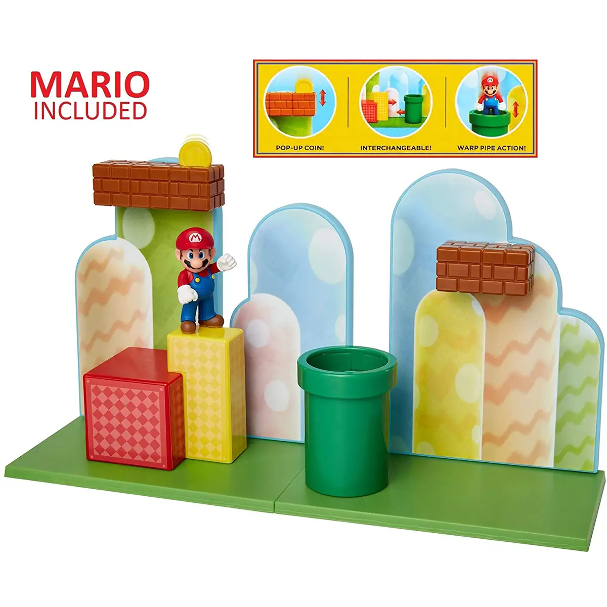 Nintendo Acorn Plains Playset - Figura e Diorama Interattivo - action figures ed accessori