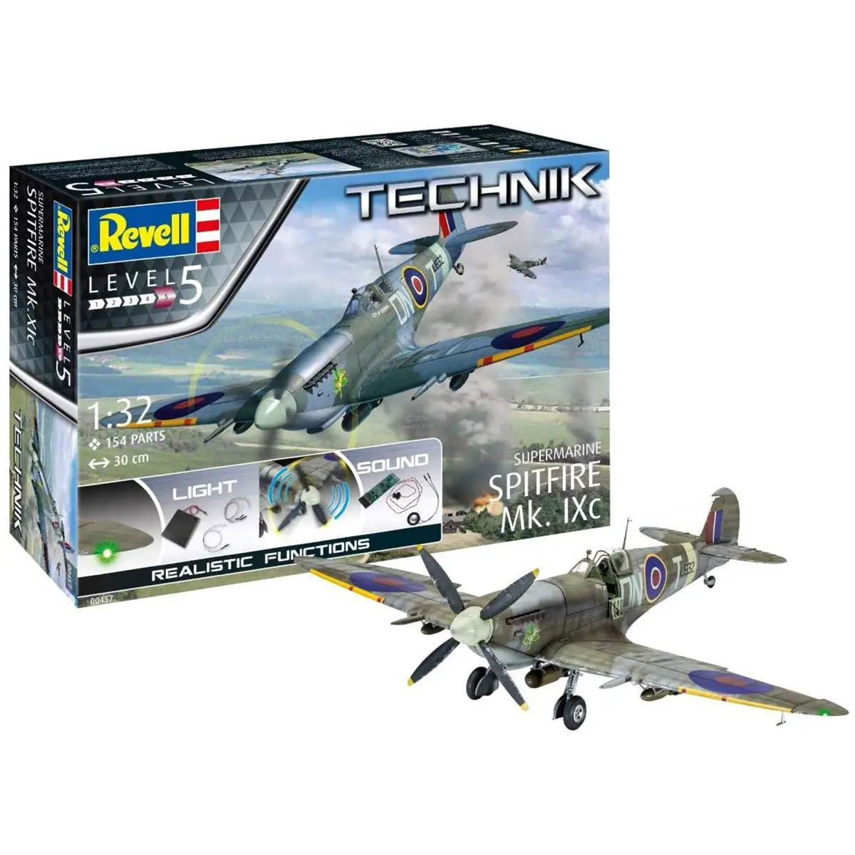 Supermarine Spitfire Mk.Ixc Scala 1:32 – Kit Modellismo Aereo Interattivo - aeronautico