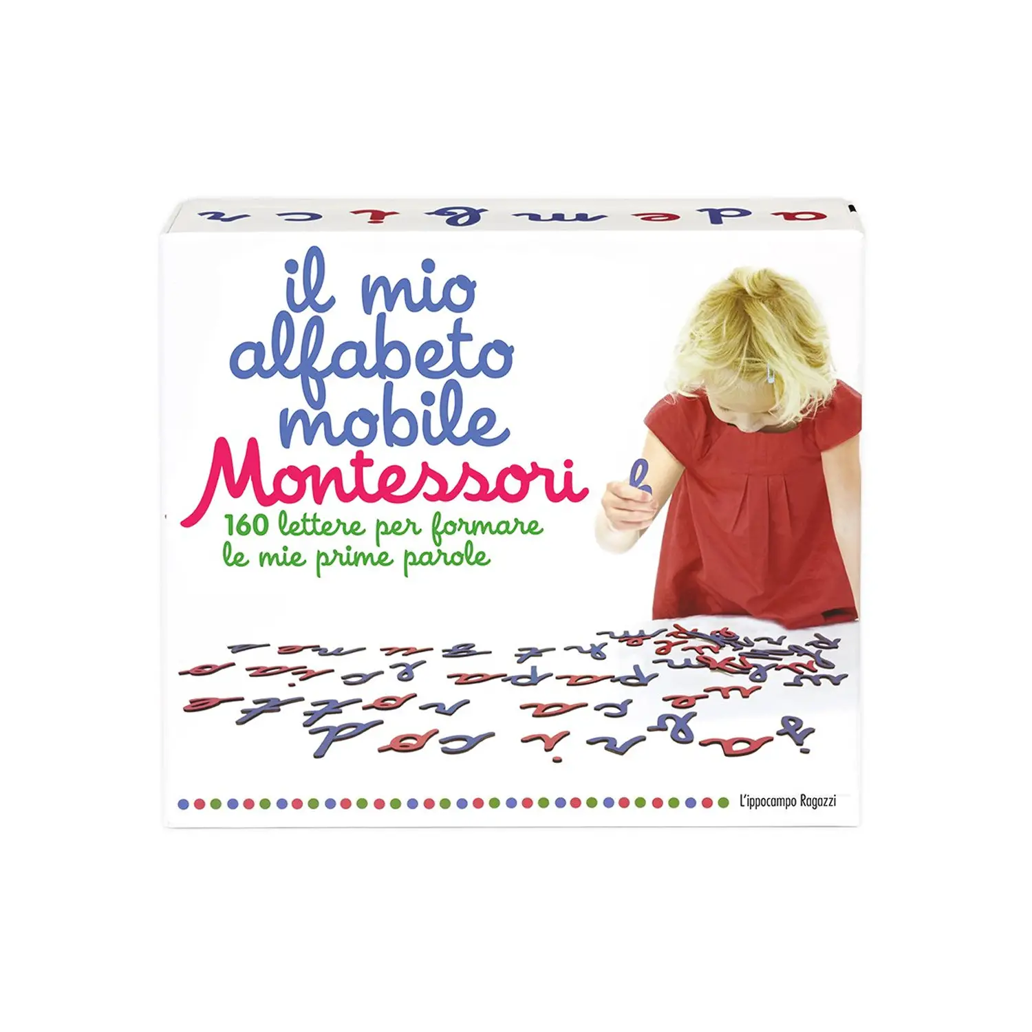 Il Mio Alfabeto Mobile Montessori – 160 Lettere per Formare le Prime Parole - Prima biblioteca